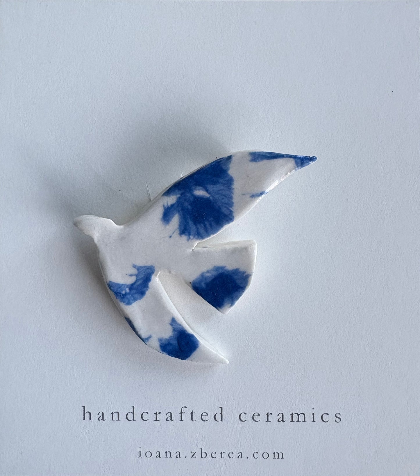 Blue Bird brooch