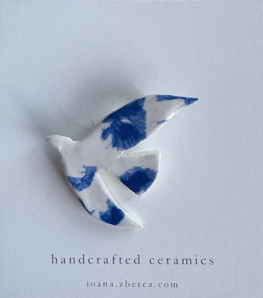Blue Bird brooch